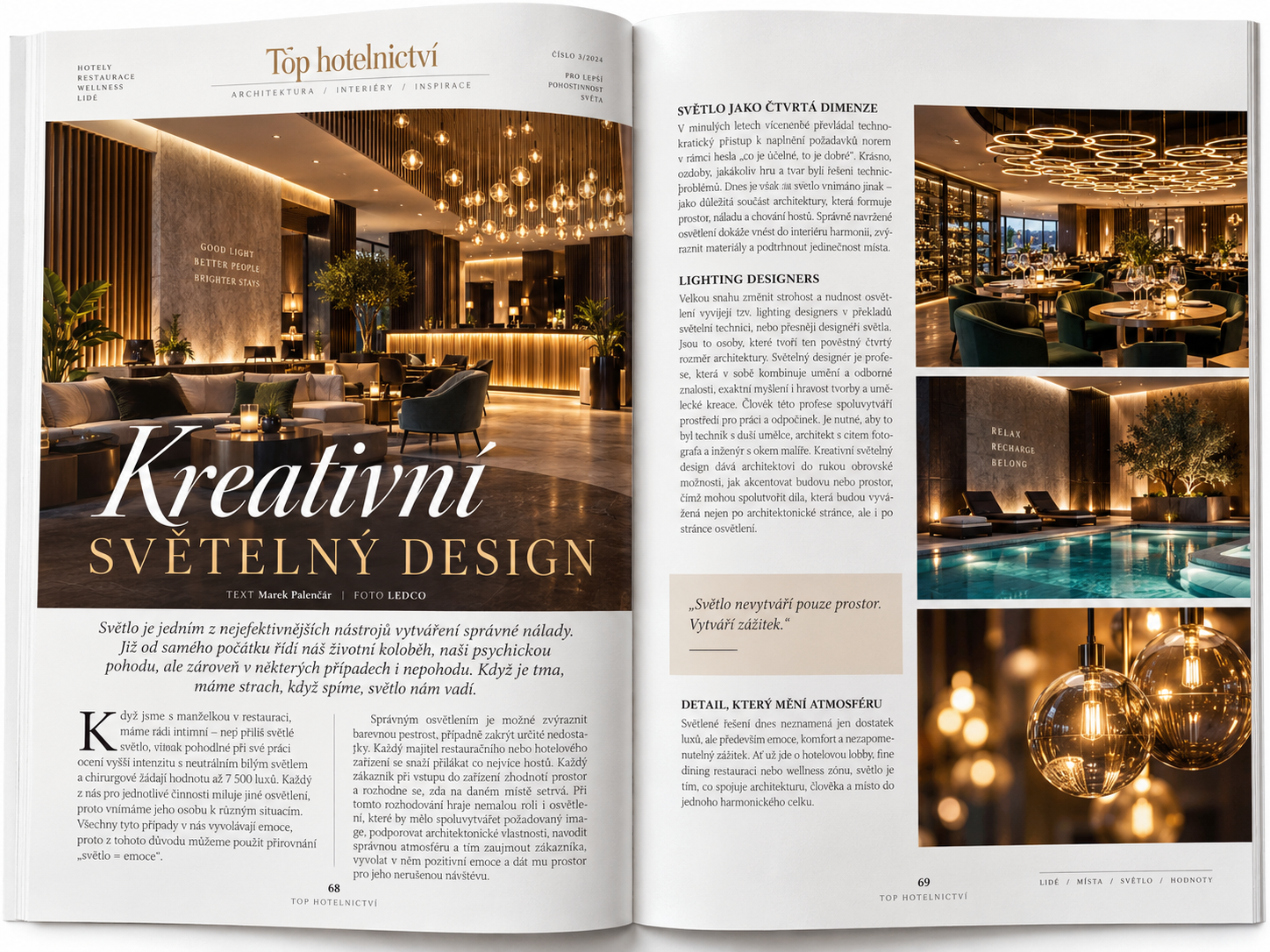 LEDCO v TOP HOTELNICTVÍ 2013 – Kreatívny svetelný dizajn