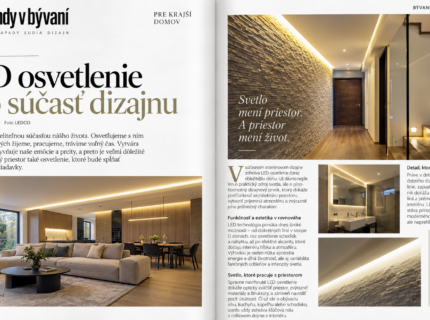 LEDCO v TOP TRENDY V BÝVANÍ 2012 – LED osvetlenie ako súčasť dizajnu